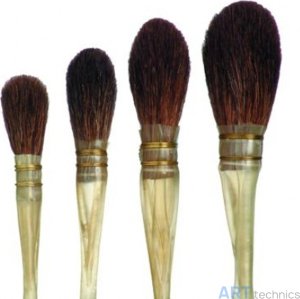 Кисть Deffner & Johann Кисть для золочения, круглая, белка, ассортимент Кисть Deffner & Johann Кисть для золочения, круглая, белка, ассортимент