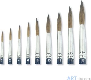 Кисть Deffner & Johann Кисть филёночная экстра-класса, круглая, соболь, ассортимент Кисть Deffner & Johann Кисть филёночная экстра-класса, круглая, соболь, ассортимент