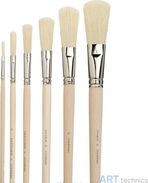 Кисть Deffner & Johann Набор кистей Deffner & Johann, очень длинный волос, плоскоовальные, щетина, размеры 4 - 24 (6 шт.) Кисть Deffner & Johann Набор кистей Deffner & Johann, очень длинный волос, плоскоовальные, щетина, размеры 4 - 24 (6 шт.)