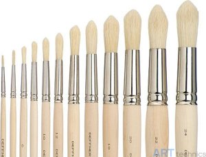 Кисть Borst Набор кистей Deffner & Johann, круглые, щетина, размеры 2 - 12 (6 шт.) Кисть Borst Набор кистей Deffner & Johann, круглые, щетина, размеры 2 - 12 (6 шт.)