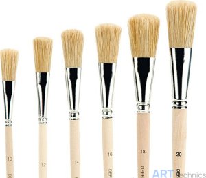 Кисть Borst Набор кистей Deffner & Johann, плоскоовальные, светлая щетина, размеры 6 - 22 (8 шт.) Кисть Borst Набор кистей Deffner & Johann, плоскоовальные, светлая щетина, размеры 6 - 22 (8 шт.)