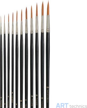 Кисть Tiziano Набор кистей Tiziano, круглые, синтетика, размеры 0 - 12 (7 шт.) Кисть Tiziano Набор кистей Tiziano, круглые, синтетика, размеры 0 - 12 (7 шт.)