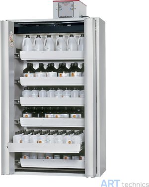 Оснащение мастерских Asecos Шкаф Phoenix со складывающимися створками, 2-х-створчатый, 4 выдвижных ящика, жёлтого цвета Оснащение мастерских Asecos Шкаф Phoenix со складывающимися створками, 2-х-створчатый, 4 выдвижных ящика, жёлтого цвета