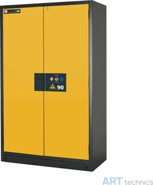 Оснащение мастерских Asecos Защитный шкаф asecos Q-PEGASUS-90, ширина 1200 мм, защитная дверь желтого цвета RAL 1004 Оснащение мастерских Asecos Защитный шкаф asecos Q-PEGASUS-90, ширина 1200 мм, защитная дверь желтого цвета RAL 1004