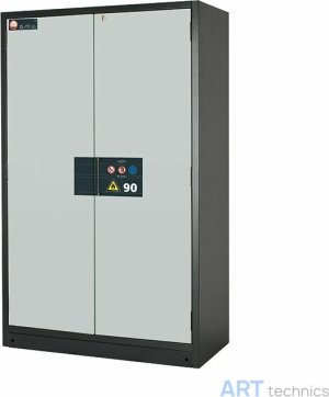 Оснащение мастерских Asecos Защитный шкаф asecos Q-PEGASUS-90, ширина 1200 мм, защитная дверь светло-серого цвета RAL 7035 Оснащение мастерских Asecos Защитный шкаф asecos Q-PEGASUS-90, ширина 1200 мм, защитная дверь светло-серого цвета RAL 7035