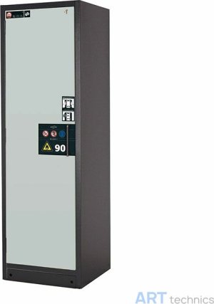 Оснащение мастерских Asecos Защитный шкаф asecos Q-PEGASUS-90, ширина 600 мм, защитная дверь светло-серого цвета RAL 7035 Оснащение мастерских Asecos Защитный шкаф asecos Q-PEGASUS-90, ширина 600 мм, защитная дверь светло-серого цвета RAL 7035