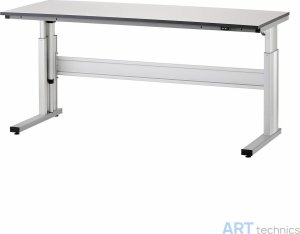 Оснащение мастерских Студийный рабочий стол большого формата, электрическая регулировка высоты, 240 x 100 x 4 см Оснащение мастерских Студийный рабочий стол большого формата, электрическая регулировка высоты, 240 x 100 x 4 см