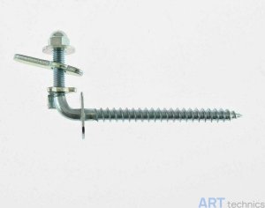 Оснащение мастерских Temart Т-образный крюк Temart M5, длинный Оснащение мастерских Temart Т-образный крюк Temart M5, длинный