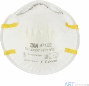 Защитное средство 3M Респиратор 3M 8710 E без клапана FFP1, 3 шт. Защитное средство 3M Респиратор 3M 8710 E без клапана FFP1, 3 шт.