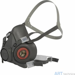 Защитное средство 3M Полулицевая маска 3M, 6000 серия, без фильтров, размер L Защитное средство 3M Полулицевая маска 3M, 6000 серия, без фильтров, размер L