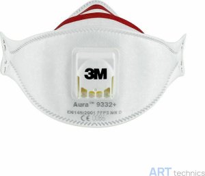 Защитное средство 3M Респиратор 3M™ Aura™ 9332+ с клапаном FFP3, 2 шт. Защитное средство 3M Респиратор 3M™ Aura™ 9332+ с клапаном FFP3, 2 шт.