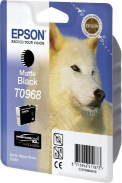 Картридж для струйного принтера Epson Картридж с черными матовыми чернилами T0968 (C13T09684010) Картридж для струйного принтера Epson Картридж с черными матовыми чернилами T0968 (C13T09684010)