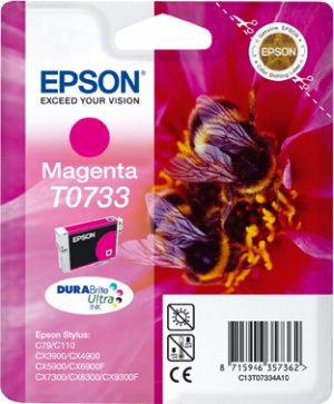 Картридж для струйного принтера Epson Картридж с пурпурными чернилами T0733 (C13T10534A10) Картридж для струйного принтера Epson Картридж с пурпурными чернилами T0733 (C13T10534A10)