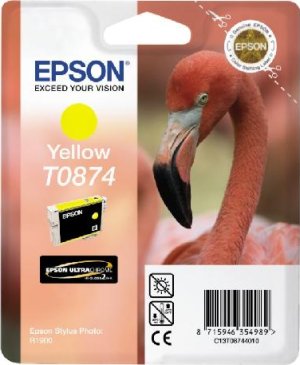 Картридж для струйного принтера Epson Картридж с желтыми чернилами T0874 (C13T08744010) Картридж для струйного принтера Epson Картридж с желтыми чернилами T0874 (C13T08744010)