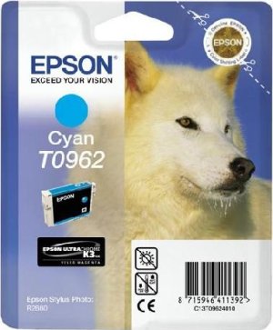 Картридж для струйного принтера Epson Картридж с голубыми чернилами T0962 (C13T09624010) Картридж для струйного принтера Epson Картридж с голубыми чернилами T0962 (C13T09624010)