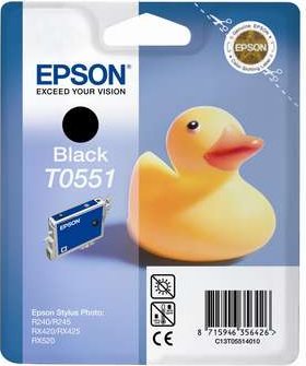 Картридж для струйного принтера Epson Картридж с черными чернилами T0551 для RX520/R240 (C13T05514010) Картридж для струйного принтера Epson Картридж с черными чернилами T0551 для RX520/R240 (C13T05514010)