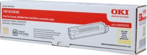 Картридж для лазерного принтера OKI Тонер-картридж TONER-Y-C810-8K-NEU (44059105 / 44059117) Картридж для лазерного принтера OKI Тонер-картридж TONER-Y-C810-8K-NEU (44059105 / 44059117)
