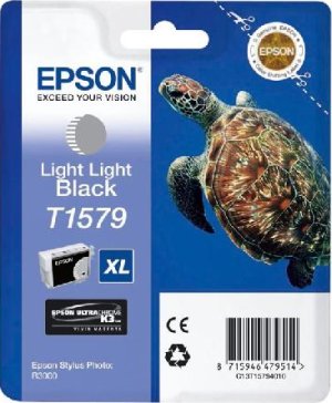 Картридж для струйного принтера Epson Картридж со светло-серыми чернилами T1579 (C13T15794010) Картридж для струйного принтера Epson Картридж со светло-серыми чернилами T1579 (C13T15794010)