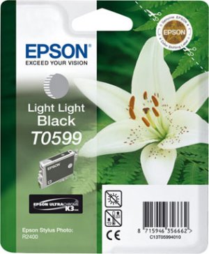 Картридж для струйного принтера Epson Картридж со светло-серыми чернилами T0599 (C13T05994010) Картридж для струйного принтера Epson Картридж со светло-серыми чернилами T0599 (C13T05994010)