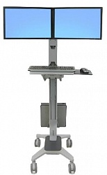 Мобильная стойка Ergotron Neo-Flex Dual WideView WorkSpace 24-194-055 Мобильная стойка Ergotron Neo-Flex Dual WideView WorkSpace 24-194-055