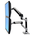 Крепление Ergotron LX настольное двойное (45-248-026) Крепление Ergotron LX настольное двойное (45-248-026)