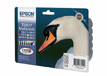 Набор цветных картриджей Epson T0817 (C13T11174A10) Набор цветных картриджей Epson T0817 (C13T11174A10)