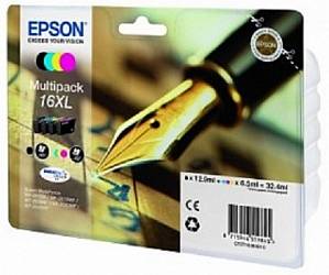 Набор цветных картриджей повышенной емкости Epson 16XL (C13T16364010) Набор цветных картриджей повышенной емкости Epson 16XL (C13T16364010)