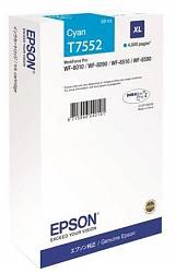 Картридж повышенной емкости с голубыми чернилами Epson T7552 для WF-8090, 8590 (C13T755240) Картридж повышенной емкости с голубыми чернилами Epson T7552 для WF-8090, 8590 (C13T755240)