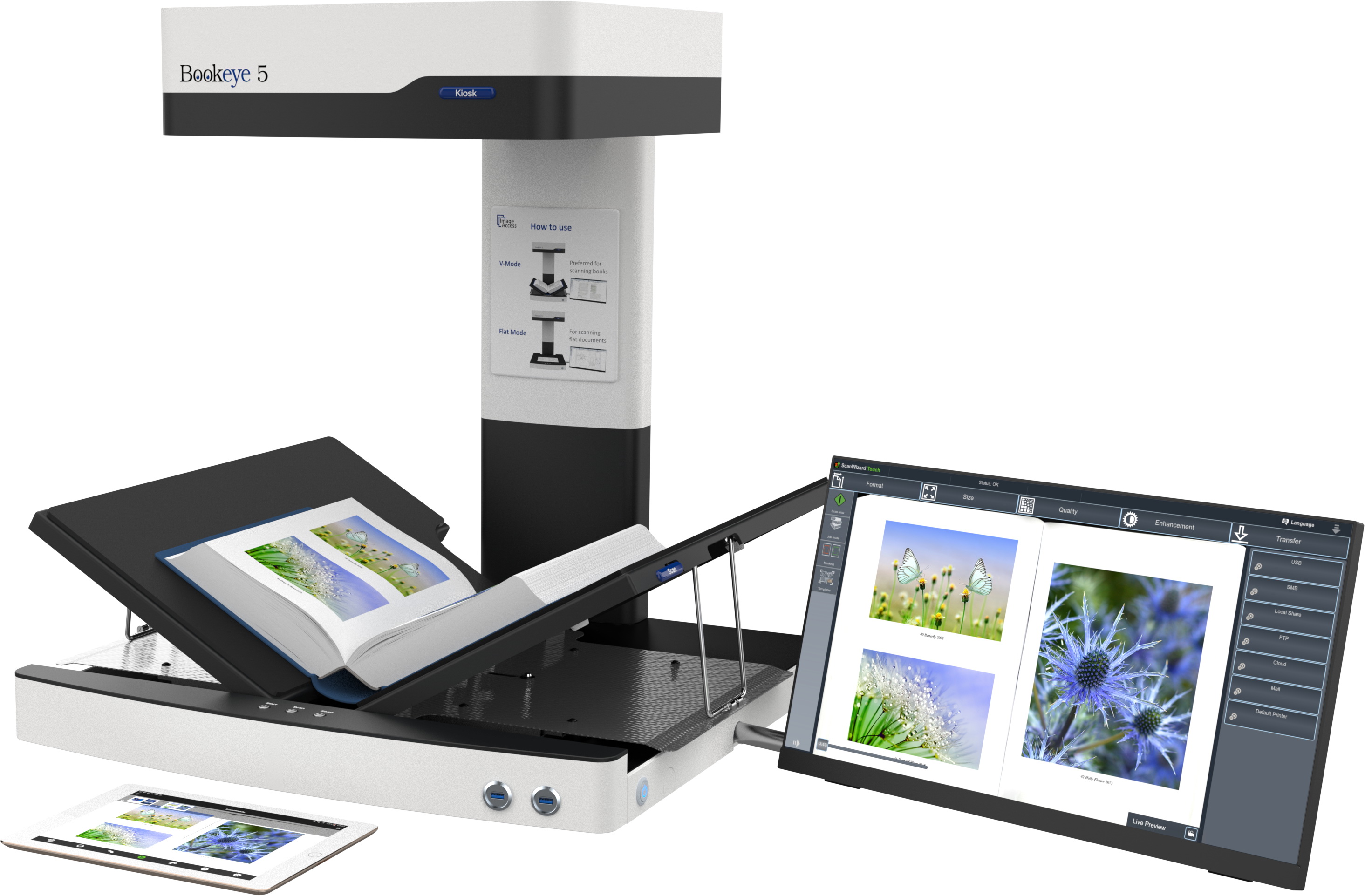   BookTEK BE5-V2 Professional