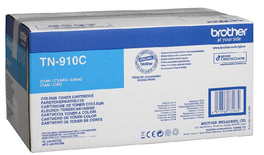 Brother Тонер-картридж   TN-910C (TN910C) Brother Тонер-картридж   TN-910C (TN910C)