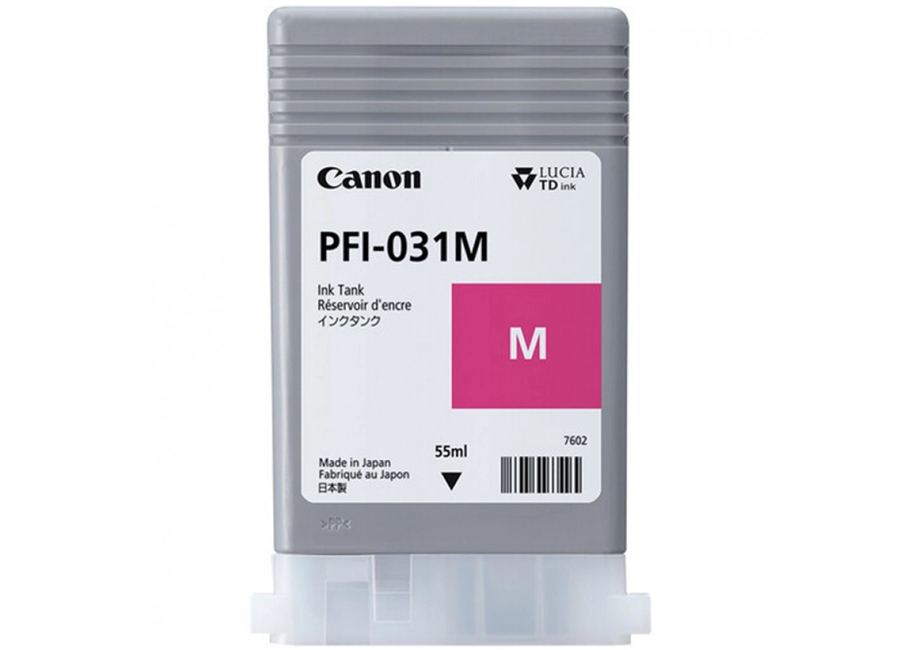 Canon Чернила пигментные   Pigment Ink PFI-031 (Magenta) Пурпурный, 55 мл., (6265C001AA) Canon Чернила пигментные   Pigment Ink PFI-031 (Magenta) Пурпурный, 55 мл., (6265C001AA)